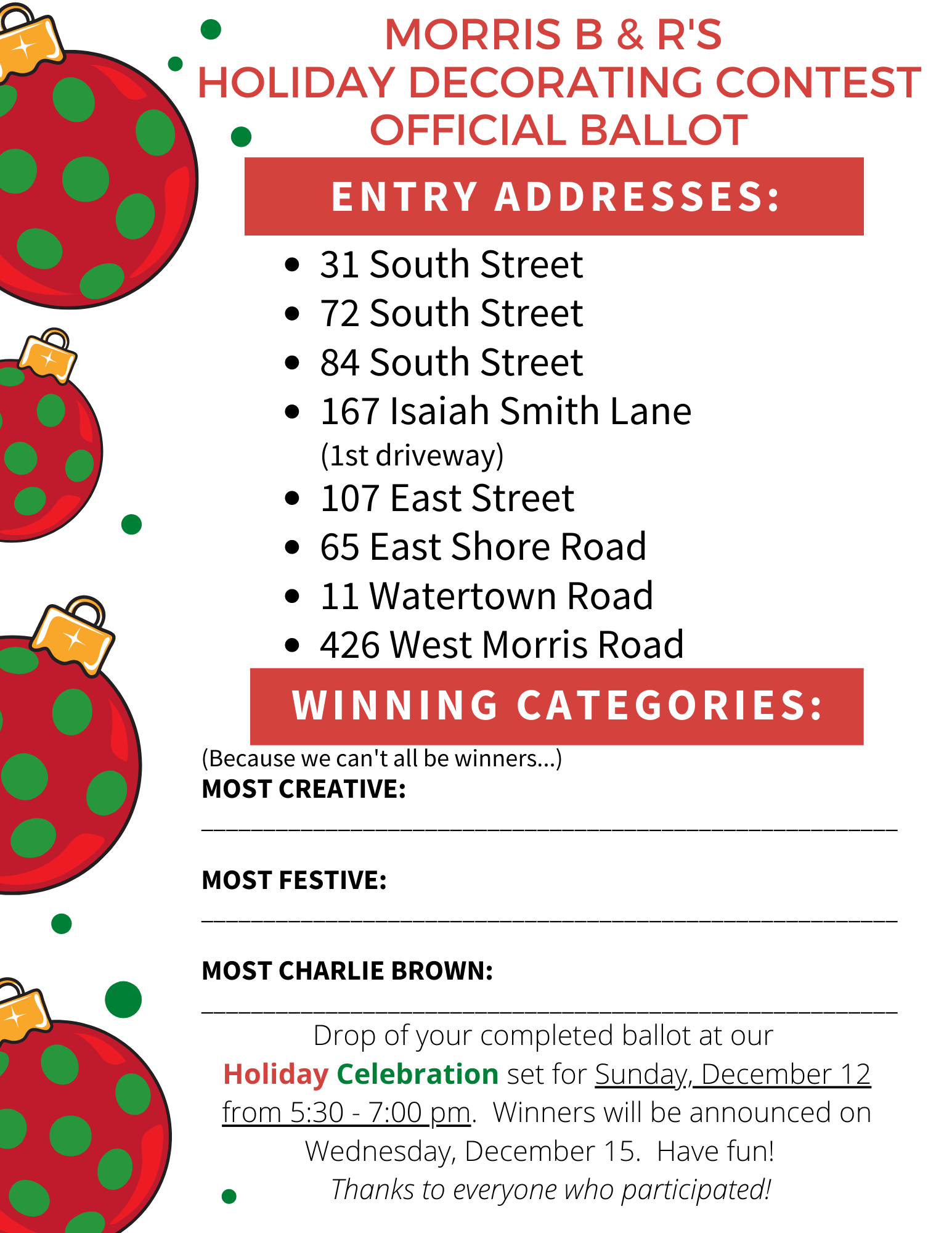 Beach & Recreation Town of Morris, CT